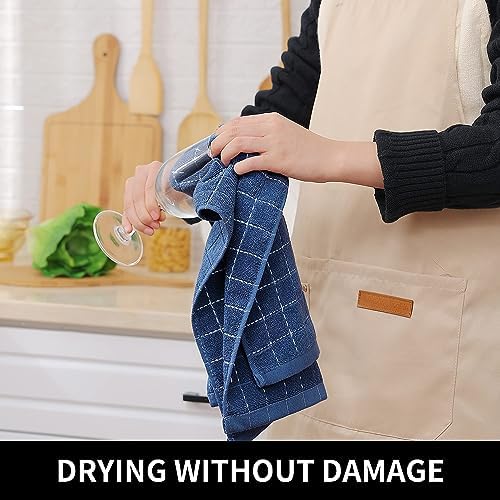 Homaxy 100% Cotton Terry Kitchen Towels, 6 Pack - Image 4