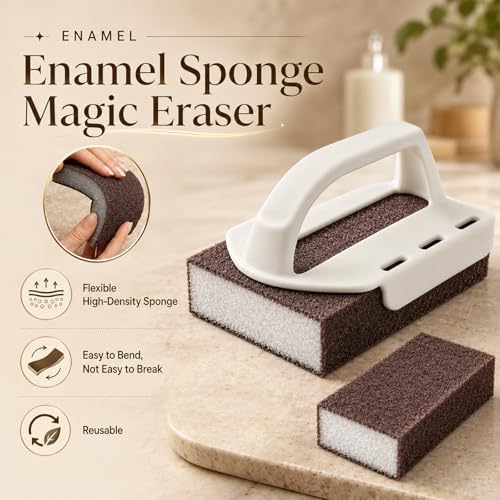 Magic Emery Cleaning Sponges, Nano Carborundum Sponge, Scrub Pad Pot Scrubber - Image 2