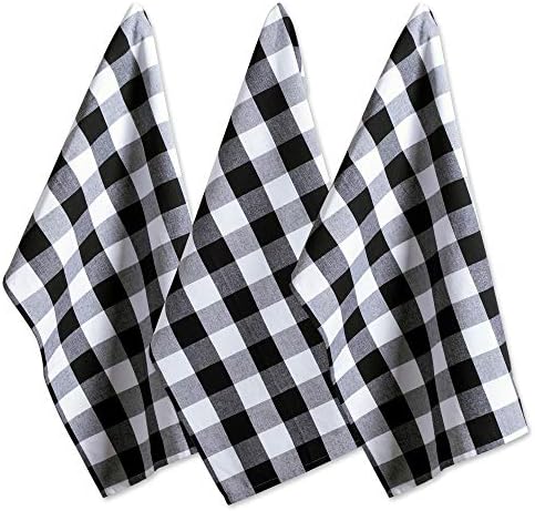 DII Buffalo Check Kitchen Collection, Classic Farmhouse Dishtowel Set, 3 Piece by DII