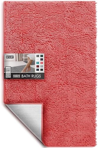 Hearth & Harbor Bathroom Rugs, Chenille Bath Mat - Image 3