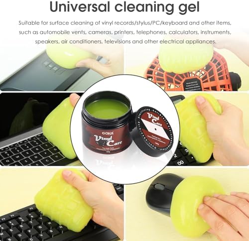 Nobsound Vinyl Record Cleaning Gel: Reusable Universal Cleaner Gel - Image 2