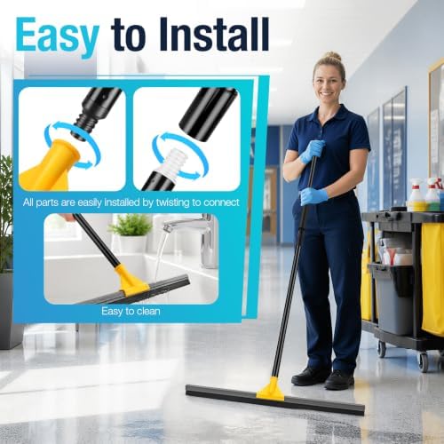 SOBONNE 30" Large Floor Squeegee Broom - Image 7