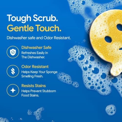 Pinguino Scrub Empress Dish Sponge 3 Pack-2PC - Image 5