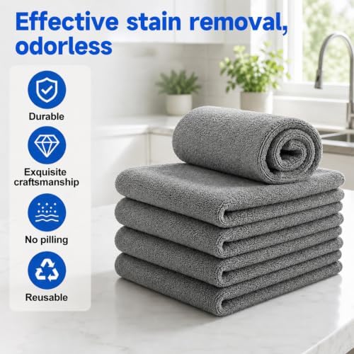 Genie Cloth Magic Cloth, Magic Cleaning Cloth, Thickened Microfiber Cleaning - Image 2