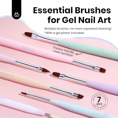 Beetles Nail Art Brushes Set - Image 2