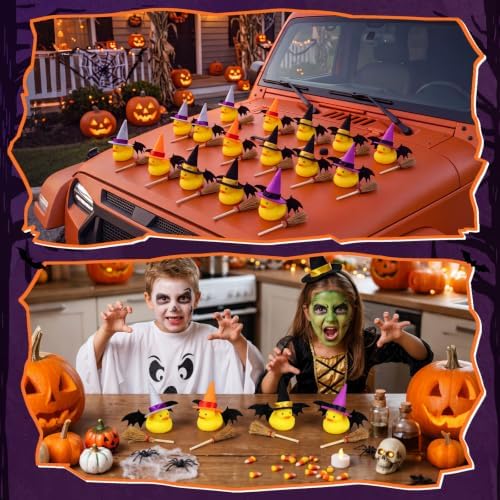 Jerify 24 Pack Halloween Witch Rubber Ducks - Image 6