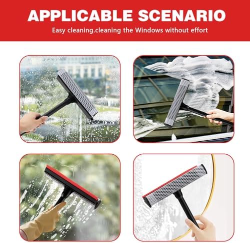 Professional 8.1" 2 in 1 Window Squeegee - Image 5