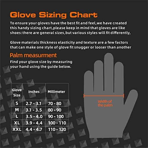 TREEGO 10 Mil Heavy Duty Black Nitrile Mechanic Gloves - Image 6