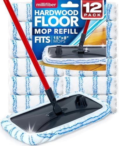 Millifiber Microfiber Mop Refills 15x8 in. by Millifiber