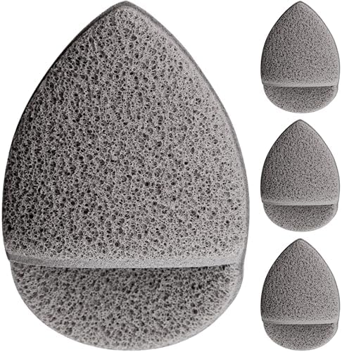 KOL Face Scrubber Pads, Premium Charcoal and Vitamin E Infused Exfoliating by Kol