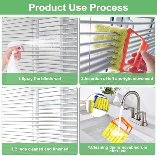 4Pcs Blind Cleaner Duster Tool Set - Image 5