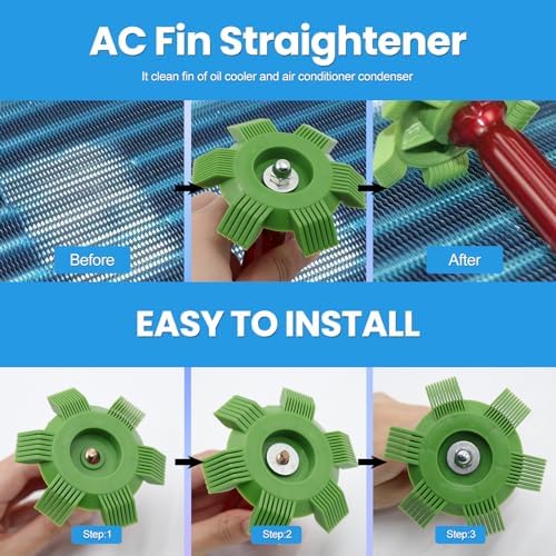 6 Pcs Air Conditioner Fin Comb Set, 3 Different AC Fin Comb Condenser Fin - Image 3