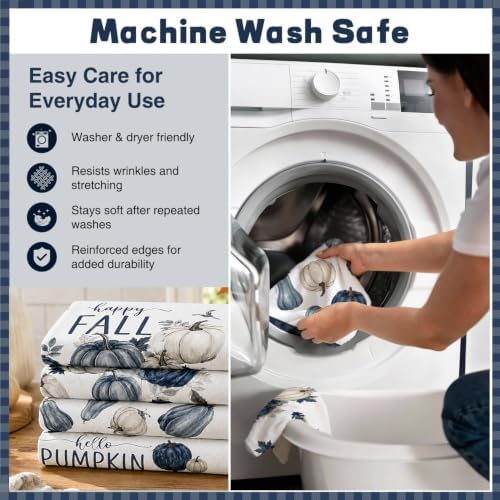 tineit Fall Kitchen Towel, 4 Piece - Image 4