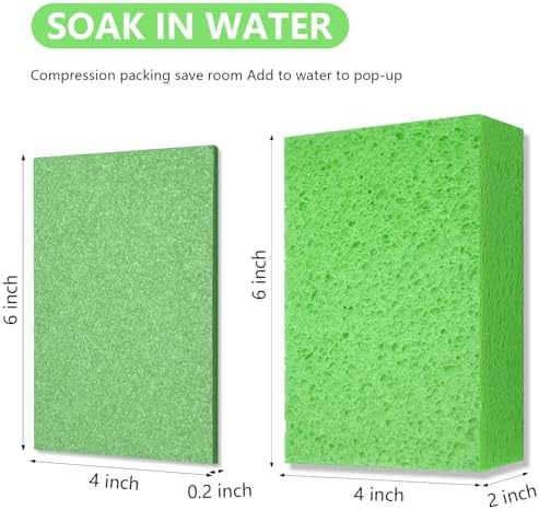 Cleaning and Washing Sponge, 3 Pack Large Extra Thick Heavy Duty Sponge - Image 2