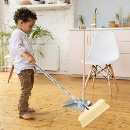 Wooden Broom Soft Bristle Indoor Sweeper - Image 3