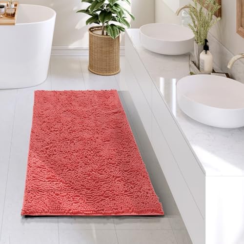 Hearth & Harbor Bathroom Rugs, Chenille Bath Mat - Image 2