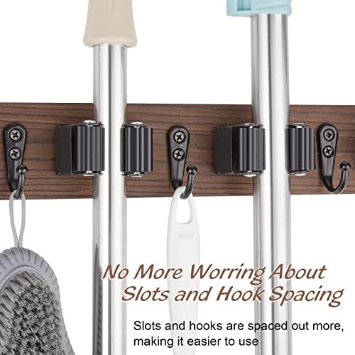OUTNILI 2 Pack Mop Broom Holder Wall Mount - Image 5