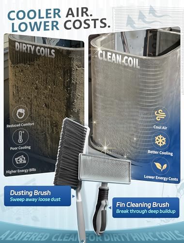 2 in 1 AC Coil Cleaner Brush Set - Image 2