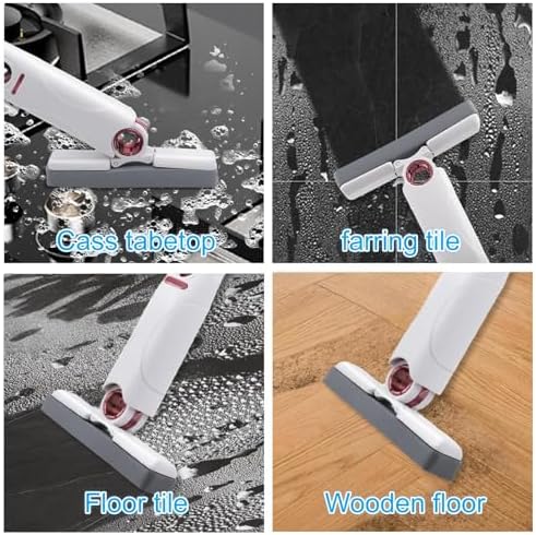 ANIS・KEBBR Compact Handheld Wet Dry Multi-Purpose Mini Sponge Cleaning Mop - Image 4