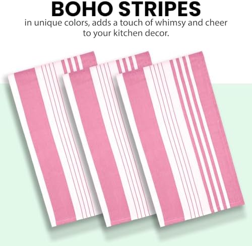 Stripe Kitchen Towels Decor Mordern Design Centreband Dish Towels Boho Stripe - Image 6