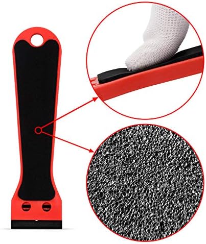 EHDIS 2pcs Plastic Razor Scraper 6-inch Long Handle Adhesive Remover Tool - Image 2