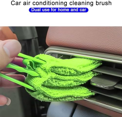 3PCS Mini Duster for Car Air Vent, Automotive Air Conditioner Cleaner and Brush - Image 5