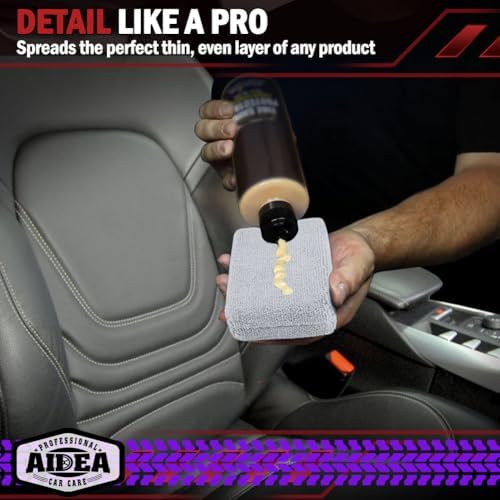 AIDEA Microfiber Applicator Pad-8 Pack, Car Wash Sponge - Image 5