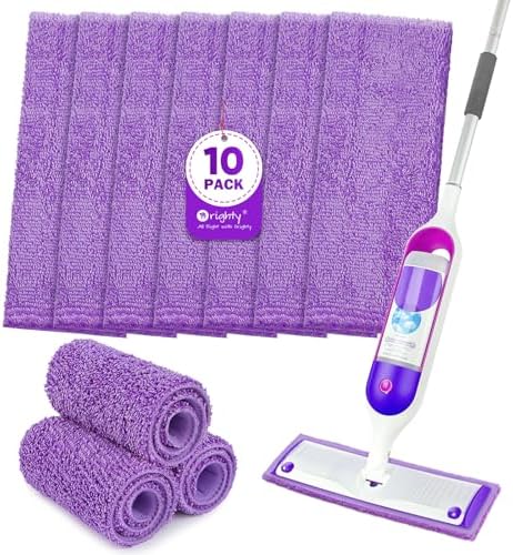 Orighty Microfiber Mop Pads for Swiffer PowerMop, 10 Pack by AllRightinOrighty
