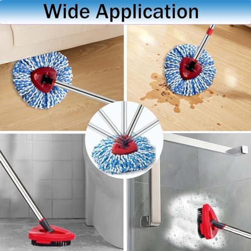 Spin Mop Replace Heads for O Cedar Rinse Clean 2 Tank System, Spin Mop - Image 5