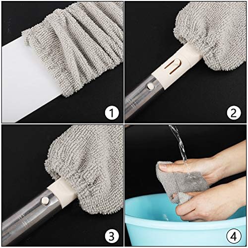 Boao 6 Pack Gap Dust Cleaner Refills, Microfiber Replacement Cloth Covers - Image 3