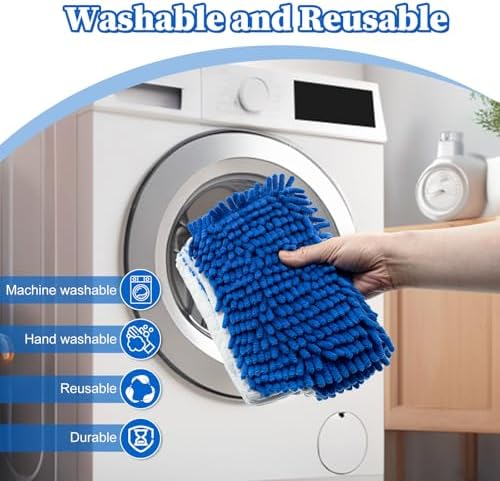 3 Pack Mop Heads Replacements for Ocedar Dual-Action Flip Mop, Spin Mop Replace - Image 6
