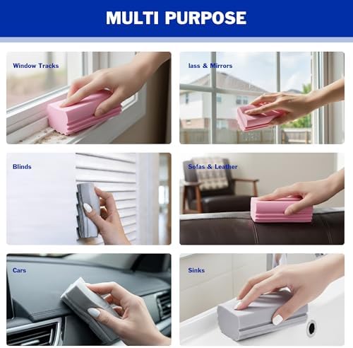iKLYN 4 Pack PVA Cleaning Sponge, Super Absorbent Reusable Multi-Surface Damp - Image 3