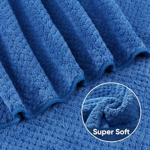 HOMEXCEL 6PK Bath Towel Set, 24x48 in, Absorbent&Quick Dry Towels - Image 3