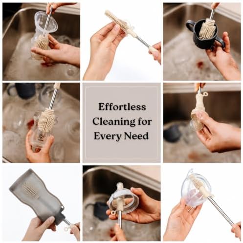 Haakaa Food-Grade Silicone Double-Ended Cleaning Brush - Image 5