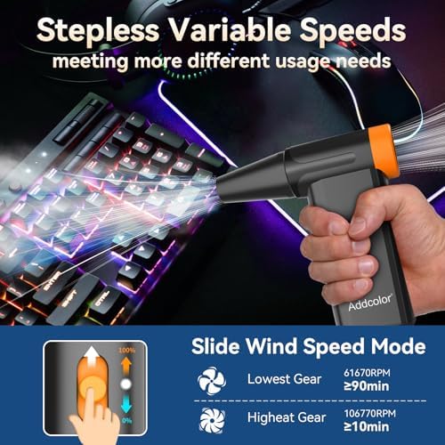 Compressed Air Duster 2000mAh*2 Addcolor AD51 - Image 3