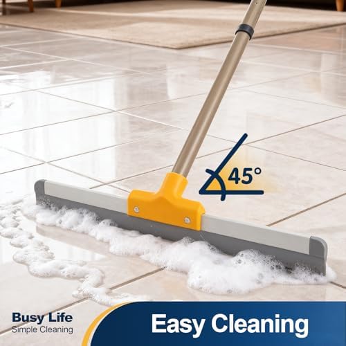 Yocada Rubber Floor Squeegee TPR Blade Scrubber Broom Shower Squeegee - Image 2