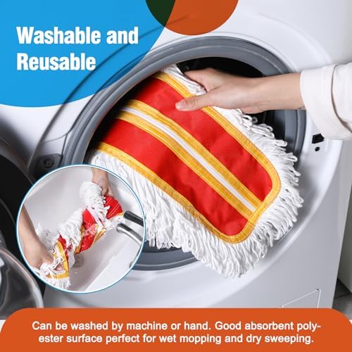 CLEANHOME 36" Microfiber Mop Pads, 2 Pieces - Image 4