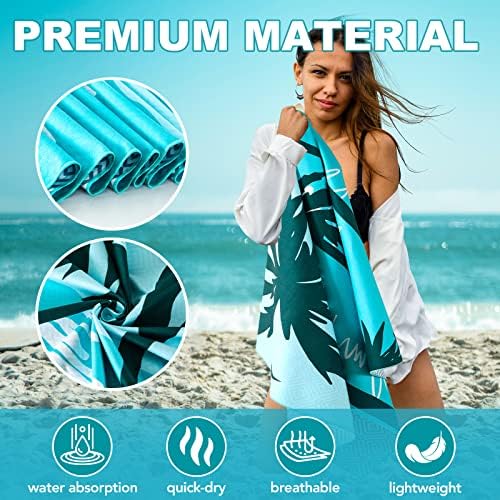 2 Pack Microfiber Beach Towel, Oversized Microfiber Pool Towel 75”x 35” - Image 4