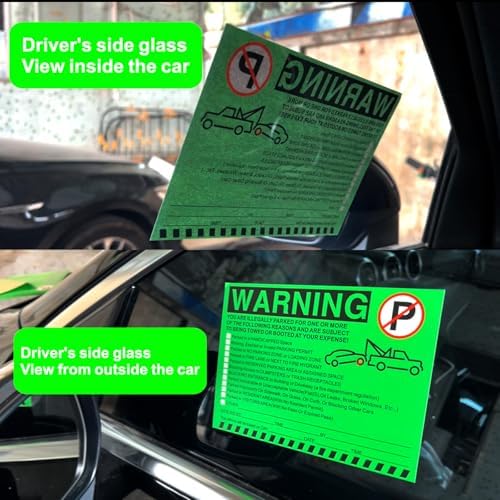 Illegal Parking Warning Stickers - Image 5
