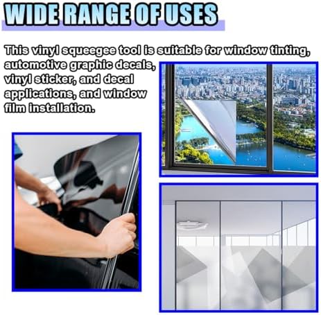 2PCS Car Window Tint Tools, Flexible Vinyl Wrap Squeegee - Image 5