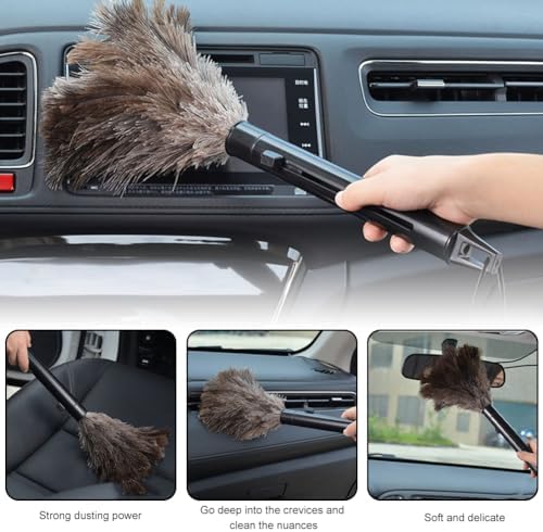 2‑Pack Retractable Ostrich Feather Duster - Image 3