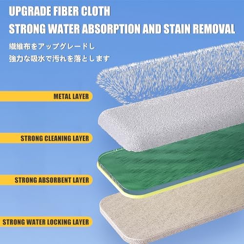 Portable Self-Squeeze Short Mop, Mini Lazy Hand Wash-Free Strong Absorbent Mop - Image 5