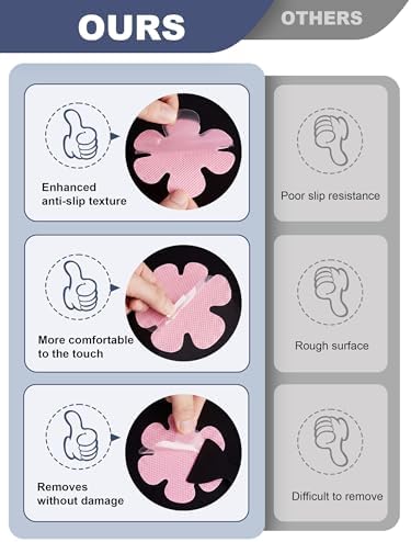 Secopad 24PCS Snowflake Non Slip Bathtub Stickers - Image 5
