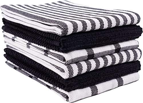 KAF Home Premium Kitchen Towels, Large 100% Cotton, Flat & Terry Absorbent Dish - Image 4