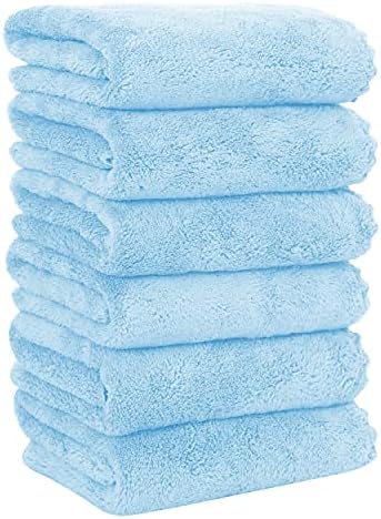 MOONQUEEN 6 Pack Premium Hand Towels by MOONQUEEN