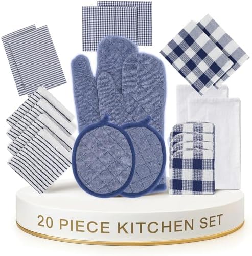 LANE LINEN Flour Sack Towels & Kitchen Towel Set 20 Pc by LaneLinen