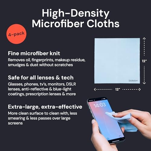 Elite Tech Gear Microfiber Cleaning Cloths - Image 2
