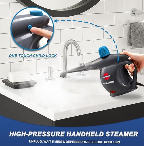 Handheld Steam Cleaner, Pressurized Multi-Surface Steam Shot - Image 3