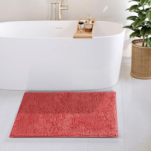 Hearth & Harbor Bathroom Rugs, Chenille Bath Mat - Image 2