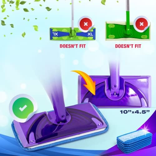Millifiber Reusable Mop Pads for Swiffer WetJet Mops - Image 2